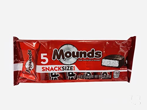 Mounds Dark Dark Chocolate & Coconut Mini Fun Size 1pk 5 Ct 3oz