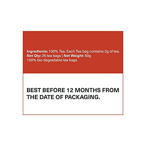 CHAI POINT Black Tea, 50 Tea Bags (Pack of 2) | 100% Natural, Flavorful, Strong Black Tea | Assam Tea Bags