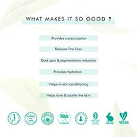 mCaffeine Green Tea Night Gel (50ml) with Vitamin C | Upto 72 Hrs Hydration and Reduces Fine Lines & Dark Spots| Night Cream with Calming Aroma for a Glowing Skin