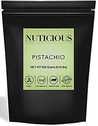 Nuticious Vegan Food Premium Pistachio Kernals /Pista - 250 GM Dryfruits (Jumbo Pista )