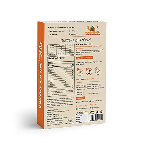 HYE FOODS Milky Dunes | Camel Milk Powder | Turmeric | 300g