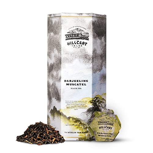 The Hillcart Tales Darjeeling Muscatel Black Tea, (14 Teabags)