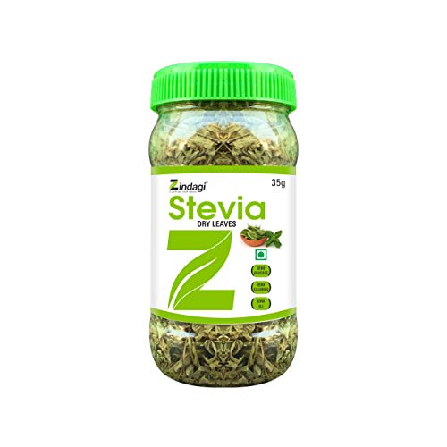 Zindagi Stevia Dry Leaves - Stevia Natural Powder - Stevia Liquid Extract - Sugarfree (Stevia Combo Pack)