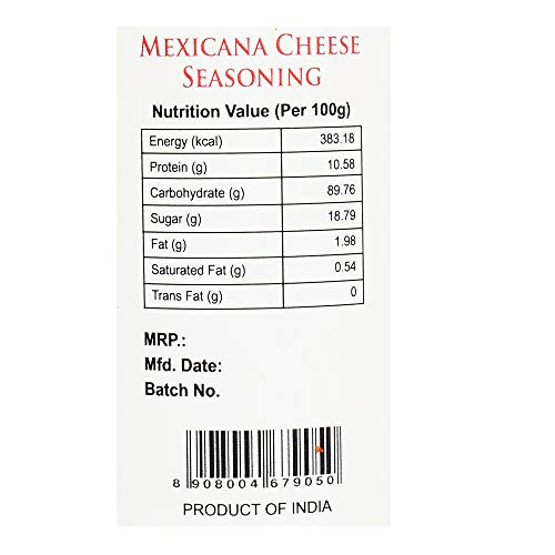 Planter's  Blend Mexicana Cheese Seasoning, 100 g [All Natural, Zesty & Lively]