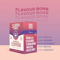 Sleepy Owl Cold Brew Pack Flavour Box | 5 Flavours | Set of 5 Brew Packs - Makes 15 Cups | 100% Arabica Coffee | 3 Step Cold Brew - No Equipment Required