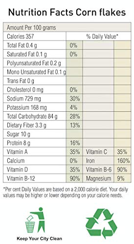 Natureland Organics Corn Flakes 200 Gm - Organic Healthy Flakes