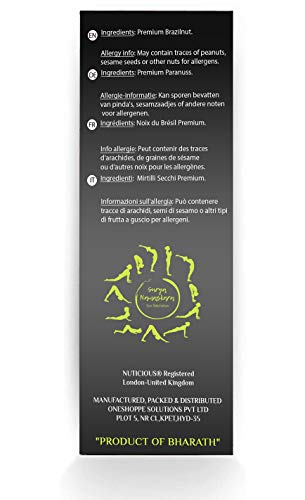 NUTICIOUS Gourmet Food Premium Brazilnut Raw-250 GE