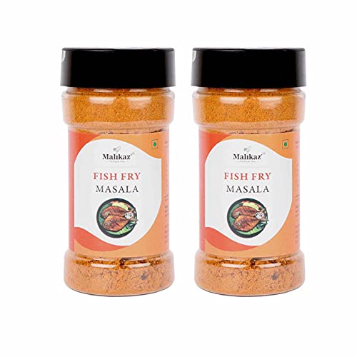 Malikaz' The Royale Taste Fish Fry Masala Jar, 2 x 90 g