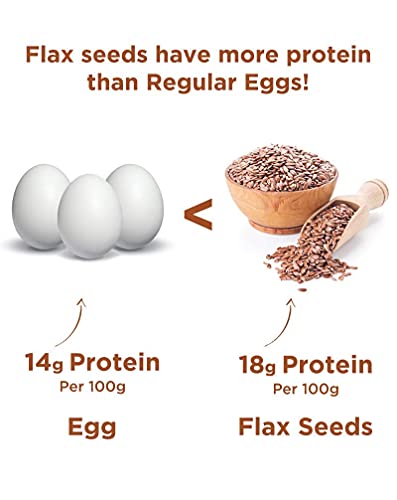 True Elements Flax seeds 250g - Flax Seeds for Hair Growth | Seeds for Eating | Flax Seeds for Weight Loss | Alsi Seeds