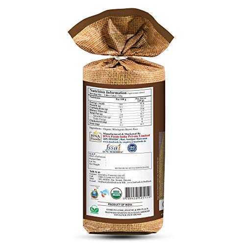 HAIM Organic wholegrain Brown Rice Cakes (All Natural, Unsalted) Pack of 1
