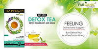 FARGANIC Detox Green Tea for Weight Loss and Skin Glow. 15 Days Detox Plan (30 Tea Bags) Tea and Health Series with Active Ingredients (Pack of 4)