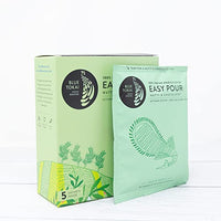 Blue Tokai Easy Pour Coffee Medium-Dark Roast Attikan Estate | Nutty & Chocolatey | Pack of 5 Sachets | Arabica Specialty Fresh Gourmet Instant Brew Coffee Bag