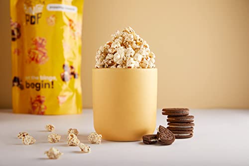 Binge Pop Popping Cookie Gourmet Popcorn Pack (Popping Cookie, Pack of 1, White Chocolate and Oreo Flavour, Instant Popcorn At Home, Flexi Pack, Tasty Popcorns, Chit Chat Popcorns , 100 Grams Per Pack)