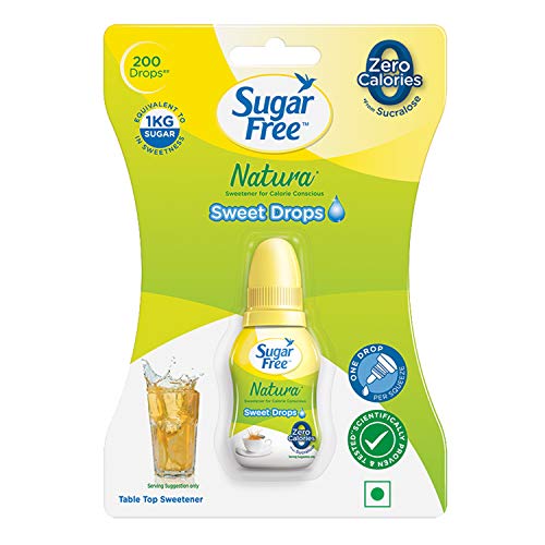 Sugar Free Natura Low Calorie Sweetener - Pack of 2 (10ml x 2), Bottle
