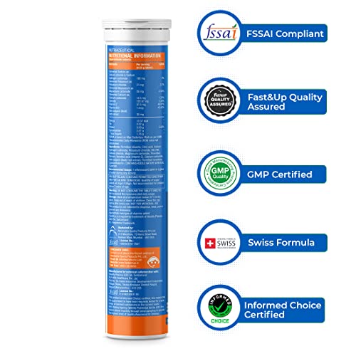 Fast&Up Reload Instant Energy and Hydration Sports Drink - 20 Effervescent Tablets - Forest Fruits Flavour