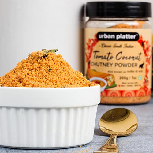 Urban Platter South Indian Style Instant Tomato Coconut Chutney Powder, 200g / 7oz [Nariyal ki Chutney, Just Add Water]