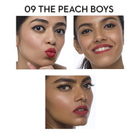 SUGAR Cosmetics - Matte Attack - Transferproof Lipstick - 09 The Peach Boys (Midtoned Peach) - 2 gms - Transferproof Lipstick Matte Finish, Lasts Up to 8 hours