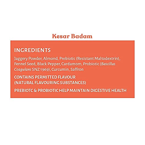 Open Secret Kesar Badam Thandai|Summer Drinks|Nutty Shake Mix|Health Drink|Power blend of Almonds & Jaggery with rich spices - Saffron, Turmeric, Cardamom & Black Pepper|Immunity Boosting Almonds|225g