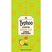 Ty-phoo Natural Green Tea Lemon and Honey with 25 Heat Sealed Enveloped Bags, 25 Bags