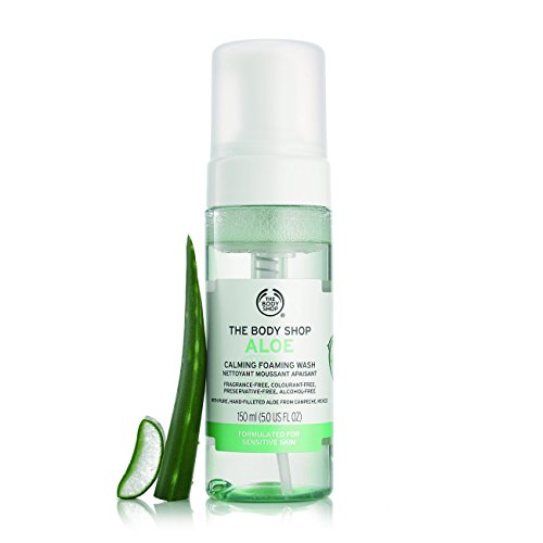 The Body Shop Foaming Aloe Vera Facial Wash, 150ml