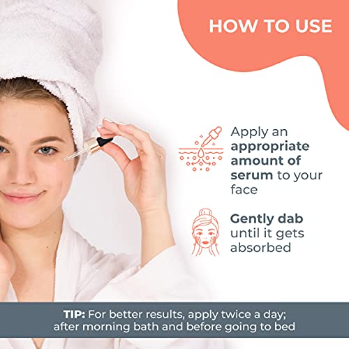 Rivona Naturals Hyaluronic Acid Face Serum for women glowing skin, Intense Hydration & Fines Lines, Under Eye Dark Circles, Anti Aging & Anti Wrinkle - Daily Hydrating Face Serum for Dry, Normal & Oily Skin - 30 ML