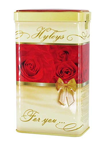 Hyleys English Aristocratic Loose Black Tea in Gift Tin - 4oz 125g (Sugar Free, Gluten Free and Non-GMO)