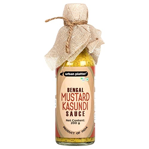 Urban Platter Vegan Bengal Mustard Kasundi Sauce, 200g