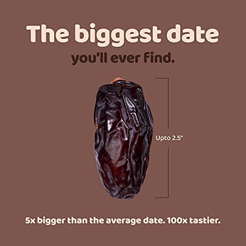 Flyberry Gourmet Organic Medjoul Dates (Khajoor) Dry Fruits, 400 Gm
