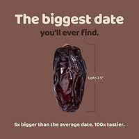 Flyberry Gourmet Organic Medjoul Dates (Khajoor) Dry Fruits, 400 Gm