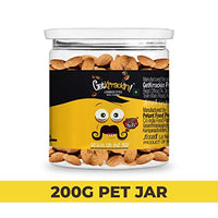 GetKrrackin! Lebanese Style Whole Roasted Almonds - 200g PET Jar | Zero Oil, Not Fried | Healthy Nuts | 100% California Almonds