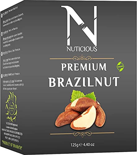 NUTICIOUS Brazil Nut 125 G X 3 Pack of 3)…Dryfruits & Berries,Diwali Gifts ,Diwali Offer ,Nuts