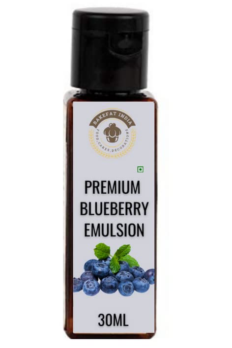 La Aromatic Baking Colour and Flavour Emulsion Essence-(Pack of 2)-30ml x 2 (BLUEBERRY)