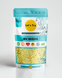 Let's  Try Sev Bhujia -| Made with Pure Groundnut Oil | Snack without Palm Oil | No additives & Preservatives | 100% Natural Indian Authentic Taste | 250gm