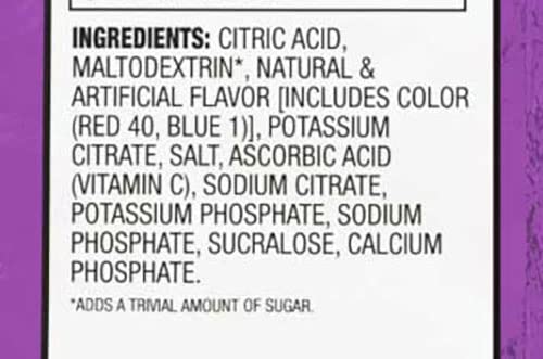 Sqwincher Zero Qwik Stik Sugar Free, Grape, .11 0z (Pack of 50)