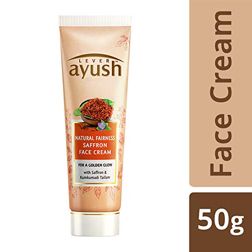 Ayush Natural Fairness Saffron Face Cream, 50g