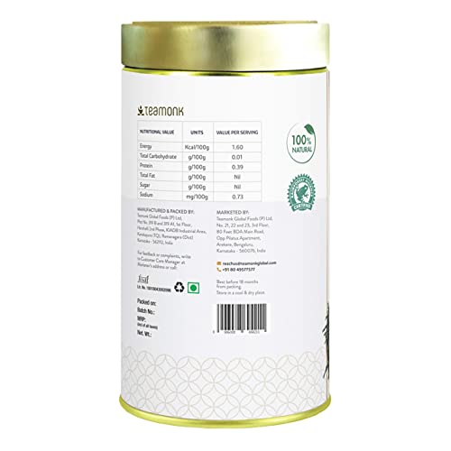 Teamonk Wa High Mountain Oolong Tea Loose Leaf (75 Cups) - 150 g. Helps in Fat Burn. Boosts Metabolism