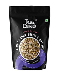 True Elements 7 in 1 Seeds and Nut Mix 250g - Seeds for Eating | Mix Seeds | Diet Snacks | Roasted Seeds