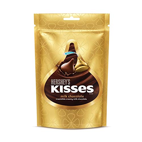 Kisses Hershey's  Milk Chocolate 108gm (Pack Of 1) Pouch, 108g