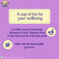 Tata Tea Care Pro Woman| Goodness of Shatavari, Aloe Vera & Rosemary | Herbal Infusion Green Tea | 25 Tea Bags