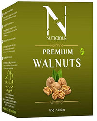 Nuticious California Walnuts kernals/Without Shell-125 G (Pack of 3 )Dryfruits & Berries,Diwali Gifts ,Diwali Offer ,Nuts