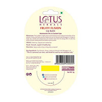 Lotus Herbals Lip Balm, Fruity Fusion, 5g