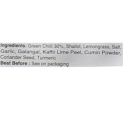 Real THAI Original Thai Cuisine Green Curry Paste, 1.76 oz / 50 g