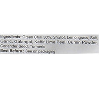 Real THAI Original Thai Cuisine Green Curry Paste, 1.76 oz / 50 g