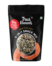 True Elements 9 in 1 Snack Mix 250g - Seeds for Eating | Nuts and Seeds Mix | Diet Snacks | Mix Seeds
