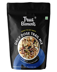 True Elements Daily Dose Trail Mix 250g - Mix of 67% Dried Fruits, Nuts, Berries & 33% Seeds | Mix Dry Fruits | Nuts and Dry Fruits