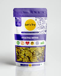 Let's  Try Khatta Meetha -| Made with Pure Groundnut Oil | Snack Without Palm Oil | No additives & Preservatives | 100% Natural Indian Authentic Taste |250gm