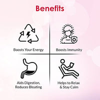 Vanalaya Rose Tea For Glowing Skin, Weight loss Made with 100% Natural Rose Petals 30g