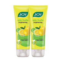 Joy Skin Fruits Lemon Brightening Face Wash, Oil Clear and Fruit Infused With Lemon extracts & Active Fruit Boosters, Lemon Face Wash For Oily Skin | Brightens Skin to Reveal Natural Glow - Pack of 2 X 100 ml