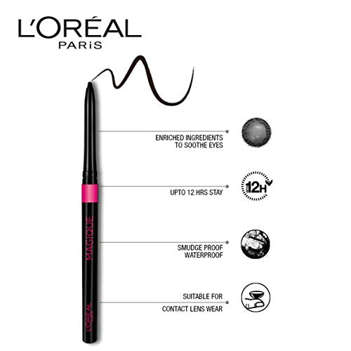 L'oreal Paris Kajal Magique 0,35g (Black)