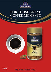 Sapphire Gold Freeze Dried Instant Coffee from Poland (Arabica & Robusta) 100g & Impact Sugar free Mints 14g from Germany (Choose your Flavour)